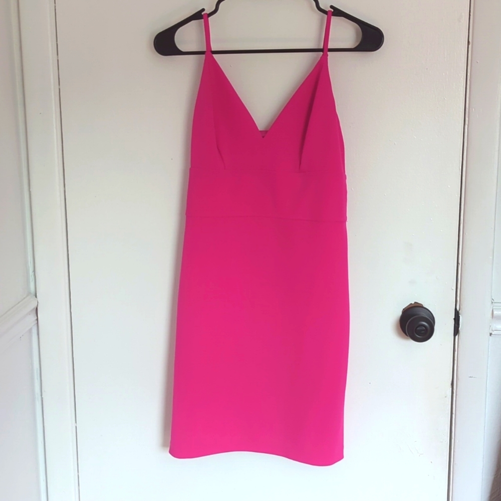 Express Hot Pink Mini Dress
